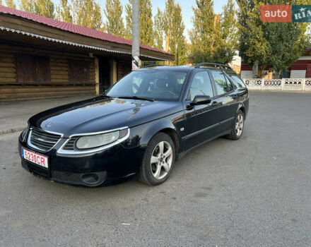 Черный Сааб 9-5, объемом двигателя 1.9 л и пробегом 356 тыс. км за 2500 $, фото 1 на Automoto.ua