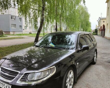 Черный Сааб 9-5, объемом двигателя 2 л и пробегом 416 тыс. км за 4150 $, фото 1 на Automoto.ua