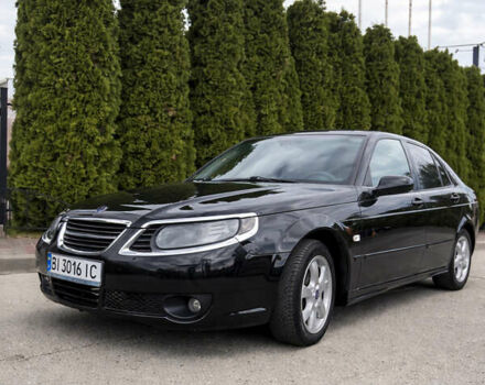 Черный Сааб 9-5, объемом двигателя 1.9 л и пробегом 316 тыс. км за 6299 $, фото 1 на Automoto.ua