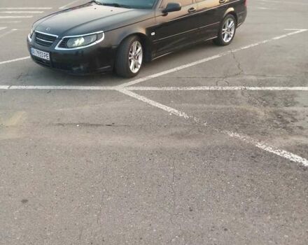 Черный Сааб 9-5, объемом двигателя 1.9 л и пробегом 352 тыс. км за 4739 $, фото 1 на Automoto.ua