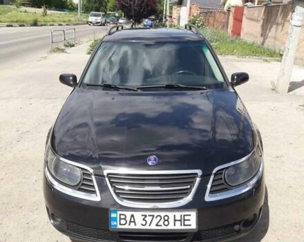 Черный Сааб 9-5, объемом двигателя 2.29 л и пробегом 218 тыс. км за 5999 $, фото 1 на Automoto.ua