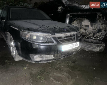 Черный Сааб 9-5, объемом двигателя 2.3 л и пробегом 110 тыс. км за 6000 $, фото 1 на Automoto.ua