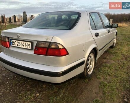 Серый Сааб 9-5, объемом двигателя 2 л и пробегом 349 тыс. км за 2999 $, фото 4 на Automoto.ua