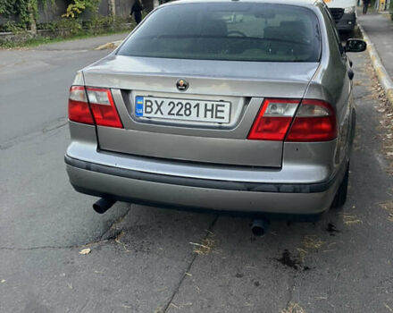 Серый Сааб 9-5, объемом двигателя 2.29 л и пробегом 308 тыс. км за 5349 $, фото 5 на Automoto.ua