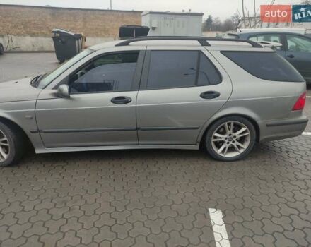 Серый Сааб 9-5, объемом двигателя 2.29 л и пробегом 417 тыс. км за 3200 $, фото 5 на Automoto.ua