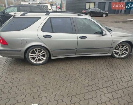 Серый Сааб 9-5, объемом двигателя 2.29 л и пробегом 417 тыс. км за 3200 $, фото 6 на Automoto.ua