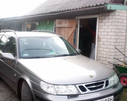 Серый Сааб 9-5, объемом двигателя 2 л и пробегом 307 тыс. км за 5500 $, фото 1 на Automoto.ua