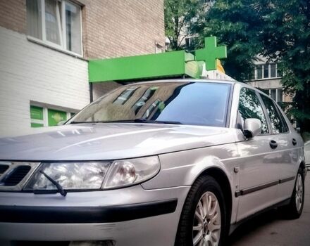 Серый Сааб 9-5, объемом двигателя 2 л и пробегом 350 тыс. км за 3300 $, фото 1 на Automoto.ua