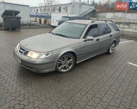 Серый Сааб 9-5, объемом двигателя 2.29 л и пробегом 417 тыс. км за 3200 $, фото 1 на Automoto.ua