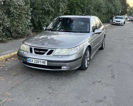 Серый Сааб 9-5, объемом двигателя 2.29 л и пробегом 308 тыс. км за 5349 $, фото 1 на Automoto.ua