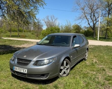 Серый Сааб 9-5, объемом двигателя 1.91 л и пробегом 243 тыс. км за 5000 $, фото 1 на Automoto.ua