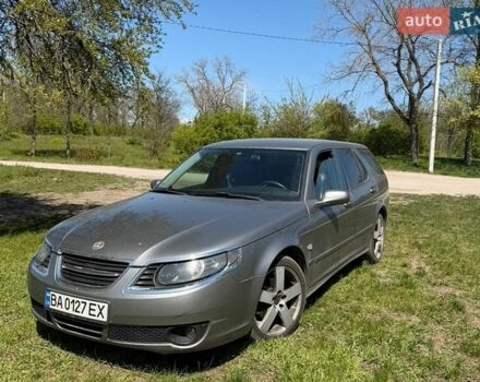 Серый Сааб 9-5, объемом двигателя 1.91 л и пробегом 243 тыс. км за 5000 $, фото 1 на Automoto.ua