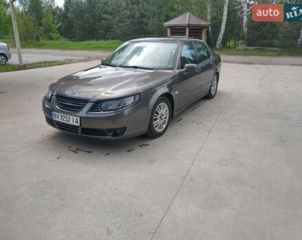 Серый Сааб 9-5, объемом двигателя 2.29 л и пробегом 384 тыс. км за 5500 $, фото 1 на Automoto.ua