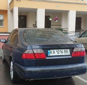 Синий Сааб 9-5, объемом двигателя 2.29 л и пробегом 450 тыс. км за 2700 $, фото 21 на Automoto.ua