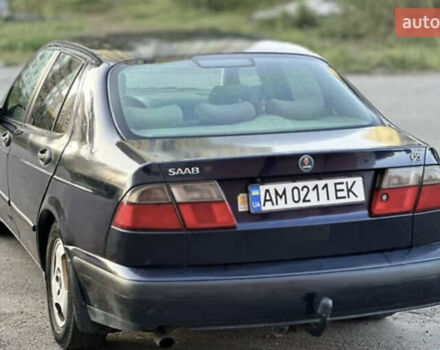 Синий Сааб 9-5, объемом двигателя 2 л и пробегом 346 тыс. км за 2350 $, фото 6 на Automoto.ua