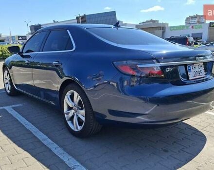 Синий Сааб 9-5, объемом двигателя 2 л и пробегом 201 тыс. км за 13000 $, фото 1 на Automoto.ua