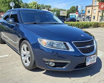 Синий Сааб 9-5, объемом двигателя 2 л и пробегом 201 тыс. км за 13000 $, фото 7 на Automoto.ua