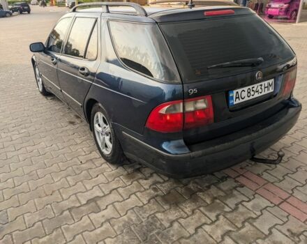 Синий Сааб 9-5, объемом двигателя 2 л и пробегом 480 тыс. км за 2999 $, фото 4 на Automoto.ua