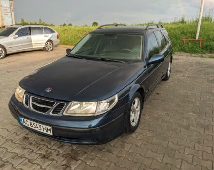 Синий Сааб 9-5, объемом двигателя 2 л и пробегом 480 тыс. км за 2999 $, фото 3 на Automoto.ua