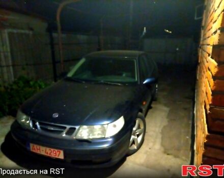 Синий Сааб 9-5, объемом двигателя 2.4 л и пробегом 350 тыс. км за 2000 $, фото 1 на Automoto.ua