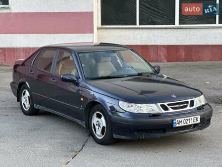 Синий Сааб 9-5, объемом двигателя 2 л и пробегом 340 тыс. км за 2999 $, фото 1 на Automoto.ua