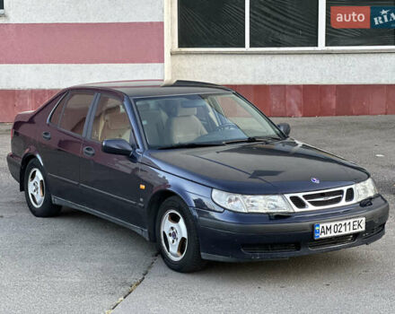 Синий Сааб 9-5, объемом двигателя 2 л и пробегом 340 тыс. км за 2999 $, фото 1 на Automoto.ua