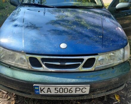 Синий Сааб 9-5, объемом двигателя 2.3 л и пробегом 390 тыс. км за 2500 $, фото 1 на Automoto.ua