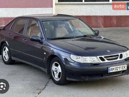 Синій Сааб 9-5, об'ємом двигуна 2 л та пробігом 346 тис. км за 2350 $, фото 1 на Automoto.ua
