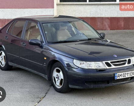 Синий Сааб 9-5, объемом двигателя 2 л и пробегом 346 тыс. км за 2350 $, фото 1 на Automoto.ua