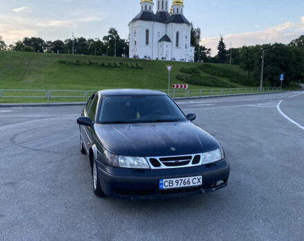 Синий Сааб 9-5, объемом двигателя 2 л и пробегом 386 тыс. км за 2500 $, фото 1 на Automoto.ua