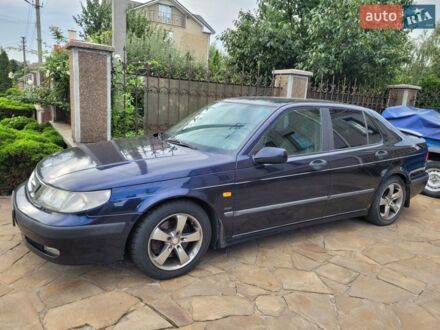 Синий Сааб 9-5, объемом двигателя 2.3 л и пробегом 312 тыс. км за 5000 $, фото 1 на Automoto.ua