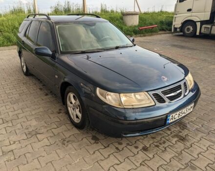 Синий Сааб 9-5, объемом двигателя 2 л и пробегом 480 тыс. км за 2999 $, фото 1 на Automoto.ua