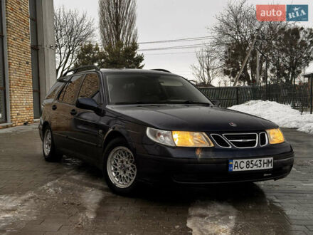Синий Сааб 9-5, объемом двигателя 1.99 л и пробегом 497 тыс. км за 2350 $, фото 1 на Automoto.ua