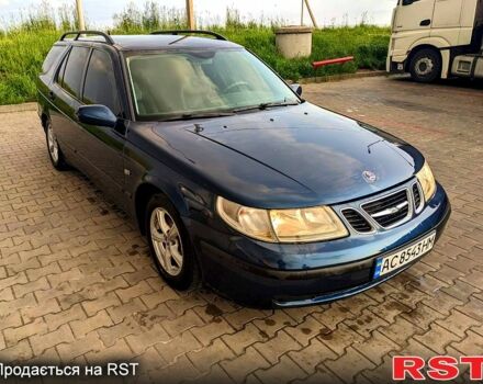 Синій Сааб 9-5, об'ємом двигуна 2 л та пробігом 480 тис. км за 2450 $, фото 1 на Automoto.ua