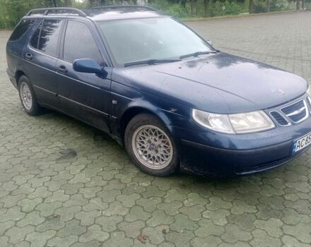 Синий Сааб 9-5, объемом двигателя 2 л и пробегом 490 тыс. км за 2800 $, фото 1 на Automoto.ua