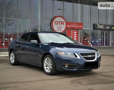 Синій Сааб 9-5, об'ємом двигуна 2 л та пробігом 87 тис. км за 16850 $, фото 1 на Automoto.ua