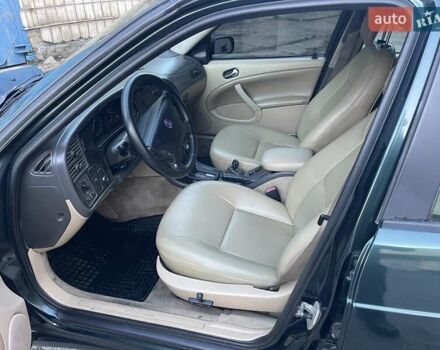 Зеленый Сааб 9-5, объемом двигателя 2.29 л и пробегом 308 тыс. км за 3150 $, фото 1 на Automoto.ua