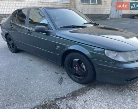 Зеленый Сааб 9-5, объемом двигателя 2.29 л и пробегом 308 тыс. км за 3150 $, фото 1 на Automoto.ua