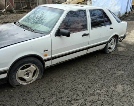 Белый Сааб 9000, объемом двигателя 2 л и пробегом 200 тыс. км за 275 $, фото 1 на Automoto.ua