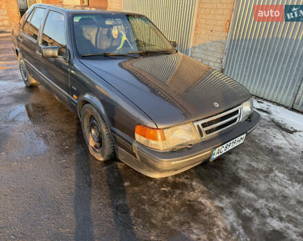 Серый Сааб 9000, объемом двигателя 1.99 л и пробегом 315 тыс. км за 2500 $, фото 4 на Automoto.ua