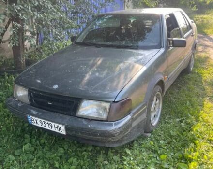 Серый Сааб 9000, объемом двигателя 2 л и пробегом 1 тыс. км за 1300 $, фото 2 на Automoto.ua