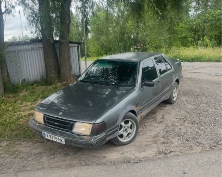 Серый Сааб 9000, объемом двигателя 2 л и пробегом 1 тыс. км за 1300 $, фото 1 на Automoto.ua