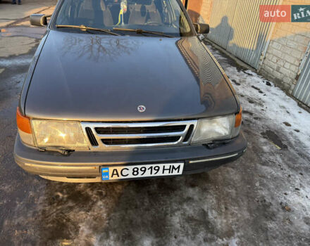 Серый Сааб 9000, объемом двигателя 1.99 л и пробегом 315 тыс. км за 2500 $, фото 1 на Automoto.ua