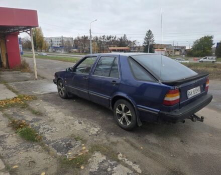 Синий Сааб 9000, объемом двигателя 2 л и пробегом 200 тыс. км за 1500 $, фото 3 на Automoto.ua