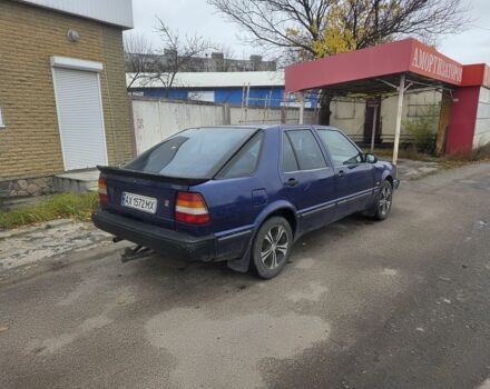 Синий Сааб 9000, объемом двигателя 2 л и пробегом 200 тыс. км за 1500 $, фото 2 на Automoto.ua