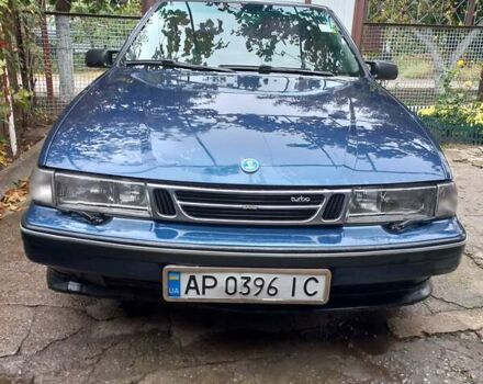 Синий Сааб 9000, объемом двигателя 2.3 л и пробегом 376 тыс. км за 2000 $, фото 1 на Automoto.ua