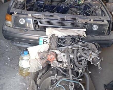 Синий Сааб 9000, объемом двигателя 2 л и пробегом 165 тыс. км за 1850 $, фото 4 на Automoto.ua
