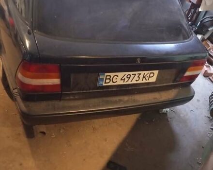 Синий Сааб 9000, объемом двигателя 2 л и пробегом 165 тыс. км за 1850 $, фото 3 на Automoto.ua