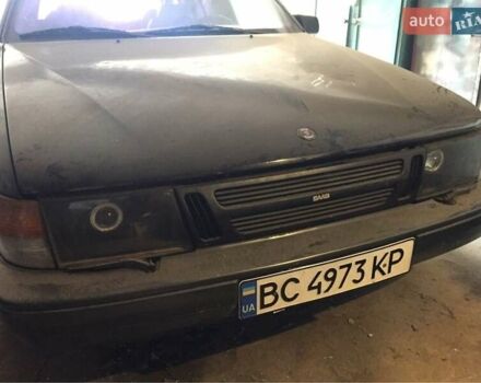 Синий Сааб 9000, объемом двигателя 2 л и пробегом 165 тыс. км за 1850 $, фото 1 на Automoto.ua
