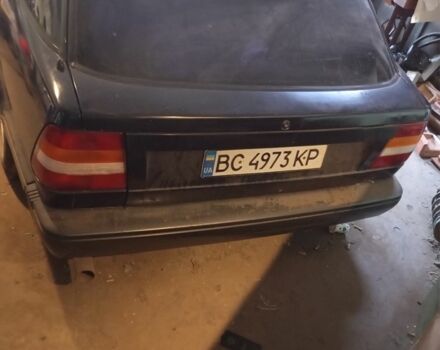 Синий Сааб 9000, объемом двигателя 2 л и пробегом 165 тыс. км за 1850 $, фото 4 на Automoto.ua